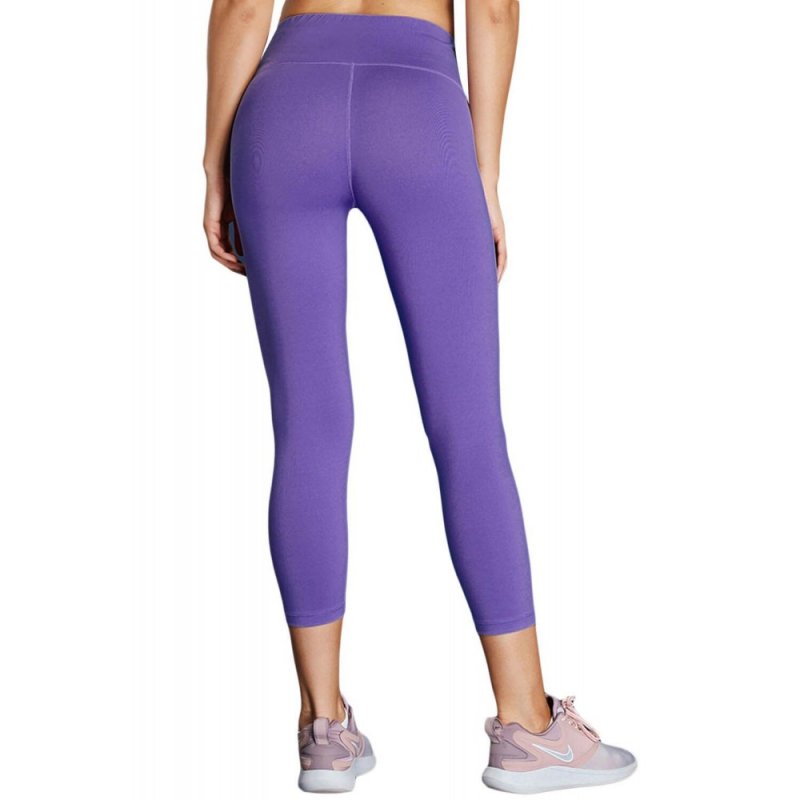 Purple High-Rise Track Full-Length Performance Leggings