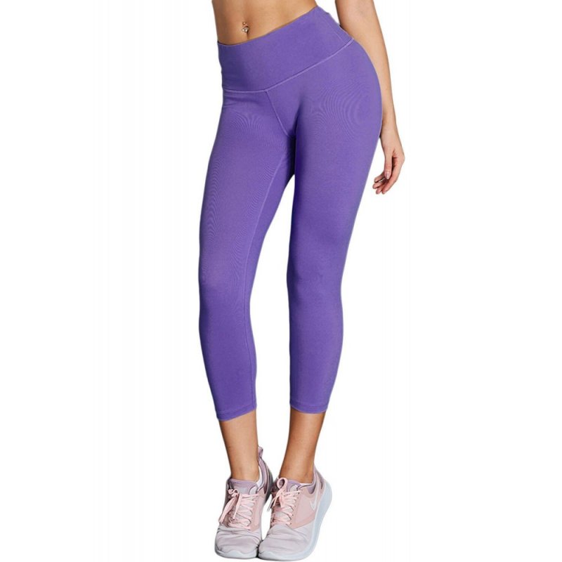 Purple High-Rise Track Full-Length Performance Leggings