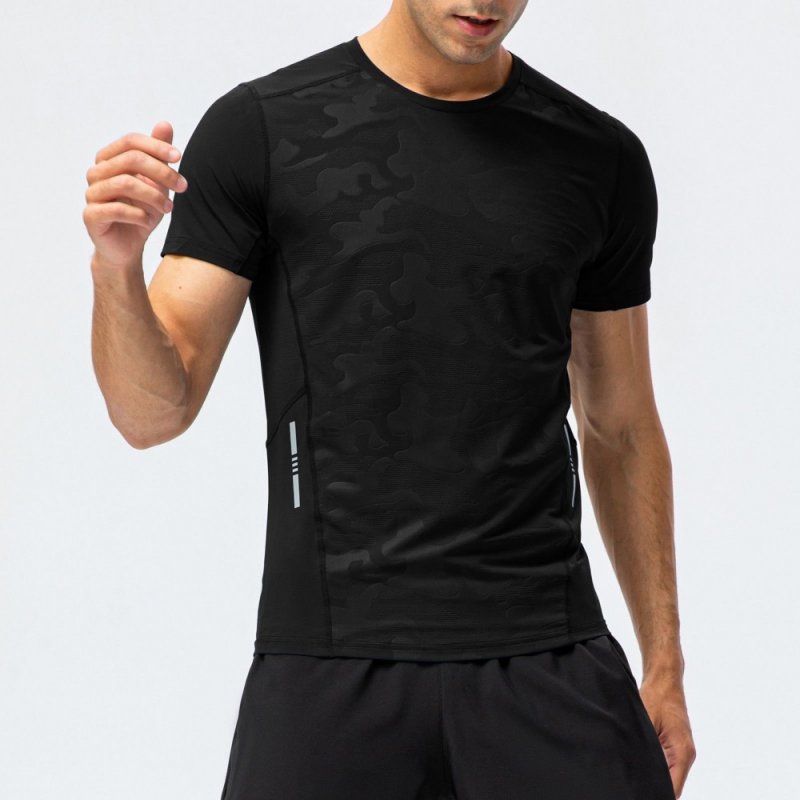 Men Women Sport T-Shirt Short Sleeve O Neck Shirts for Running Workout Hiking Outdoor